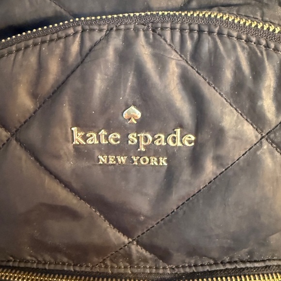 Kate Spade Quilted Black Backpack